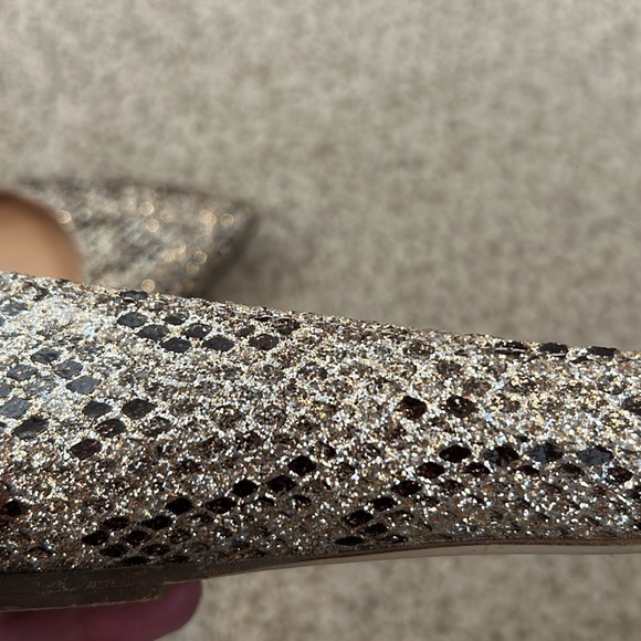 J. Crew Audrey Metallic Snakeskin Flats in Gold Brown, 7.5 - Picture 14 of 14